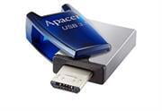 AP32GAH179U1 Apacer AH179 (AP32GAH179U1) 32GB USB 3.1 Mobile Flash Drive (OTG)  Blue Dual Interface of Micro U
