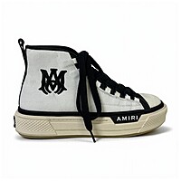 Amiri M.A. Logo Court High – Black / White