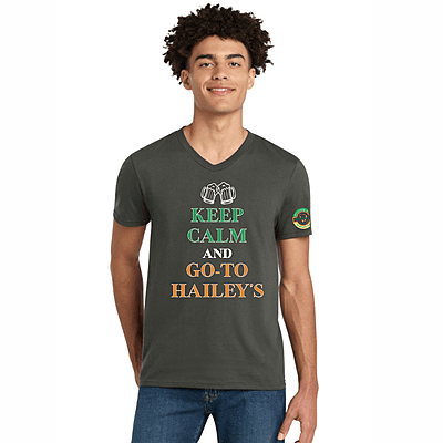 Men's "Keep Calm" V-Neck Tee