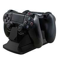 W60P190 Sparkfo Dual Controller Charging Station Black PS4 W60P190 Sparkfo Dual Controller Charging Station Black PS4