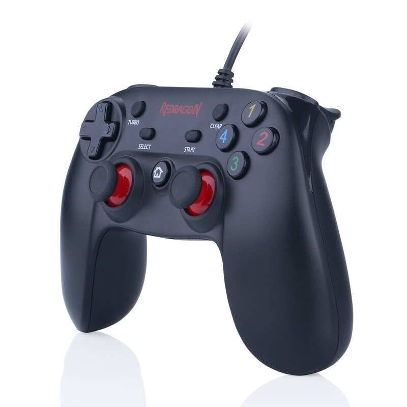 RDG807 REDRAGON SATURN Wired X/Dinput(Digital/Analog) PC Controller Black RDG807 REDRAGON SATURN Wired X/Dinput(Digital/Analog) PC Controller Black