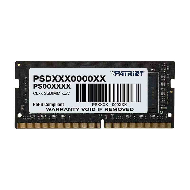 PSD416G26662S Patriot Signature Line 16GB 2666MHz DDR4 Dual Rank SODIMM Notebook Memory PSD416G26662S Patriot Signature Line 16GB 2666MHz DDR4 Dual Rank SODIMM Notebook Memory