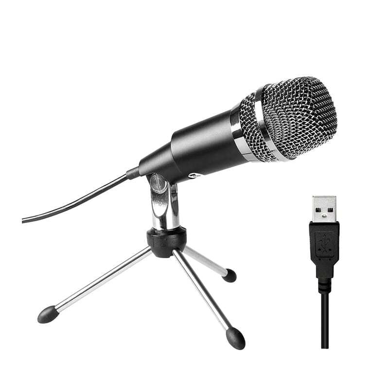 K668 Fifine K668 UniDirectional USB Condensor Microphone with Tripod Black K668 Fifine K668 UniDirectional USB Condensor Microphone with Tripod Black