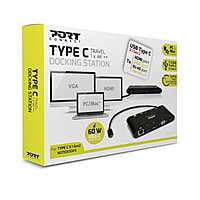 901906 Port USB TypeC 3  USB3.0|1  Au|12  Micro+SD Card Reader|1  Mini DP|1  RJ45|1  HDMI|1  VGA|1