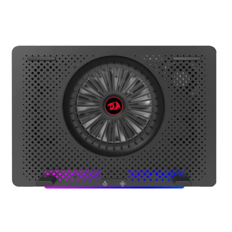 RDGCP500 REDRAGON Dual USB 5 Fan RGB Gaming Notebook Stand RDGCP500 REDRAGON Dual USB 5 Fan RGB Gaming Notebook Stand