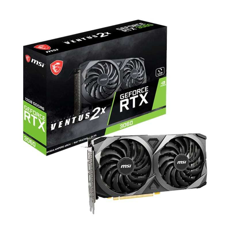 RTX3060VENTUS2X12GOC MSI Nvidia GeForce RTX 3060 VENTUS 2X 12G OC 192Bit Graphics Card RTX3060VENTUS2X12GOC MSI Nvidia GeForce RTX 3060 VENTUS 2X 12G OC 192Bit Graphics Card