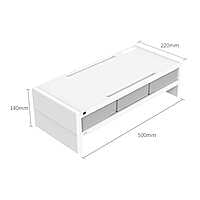 XT02HWHBP ORICO 14cm Desktop Monitor Stand with Drawers  White