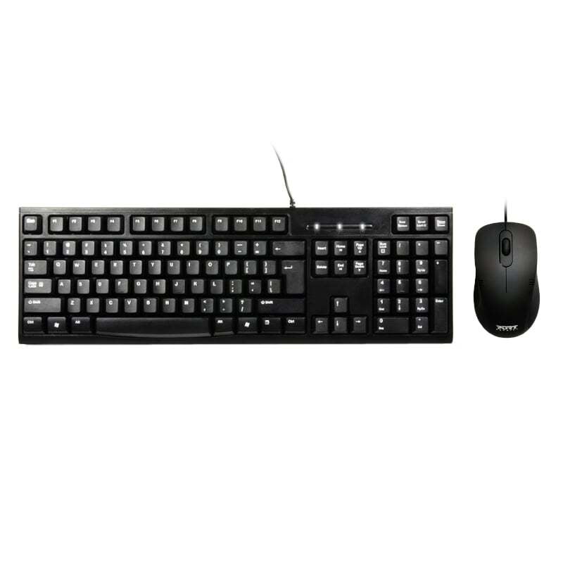 900900US Port Design COMBO Wired Mouse + Keybaord Black 900900US Port Design COMBO Wired Mouse + Keybaord Black