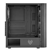 CMT211A FSP CMT211A ATX Gaming Chassis Tempered Glass side panel  Black