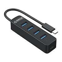 TWC34ABKEP ORICO 4 Port USB Type C Hub 4 USB3.0