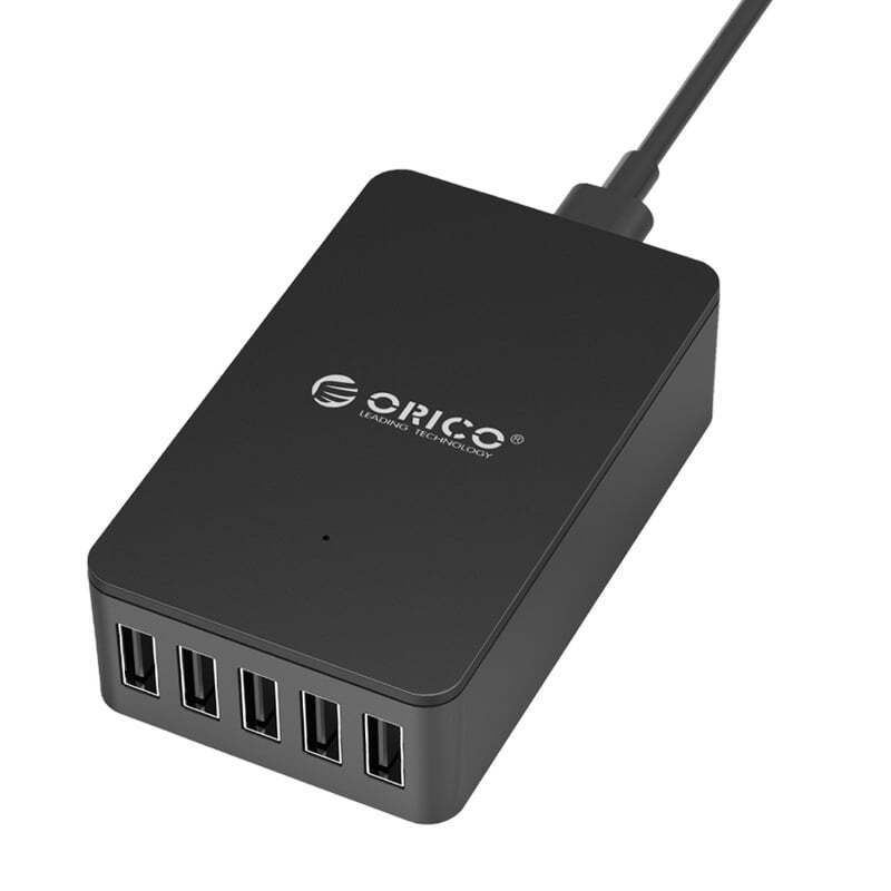 CSE5UEUBKPRO ORICO 5 Port 40W Charge Desktop Charger  Black
