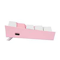 RDK616RGBPW REDRAGON FIZZ PRO RGB 61 KEY Mechancal Wireless Gaming Keyboard  Pink/White