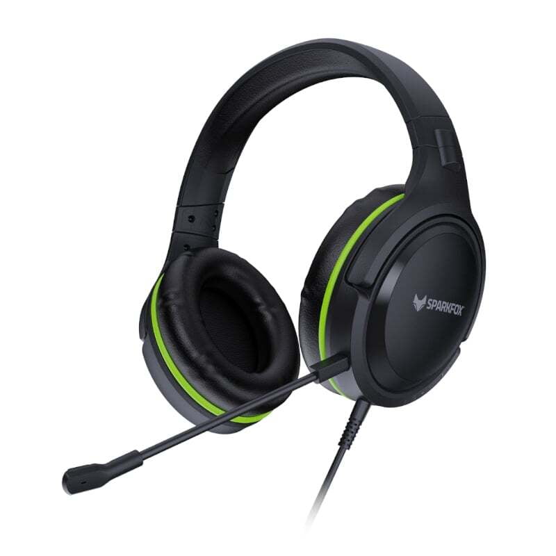 W20X514 Sparkfo XBo SeriesX|S SF11 Stereo Headset (PS4/PS5|XBOX ONE/S/X)  Black and Green