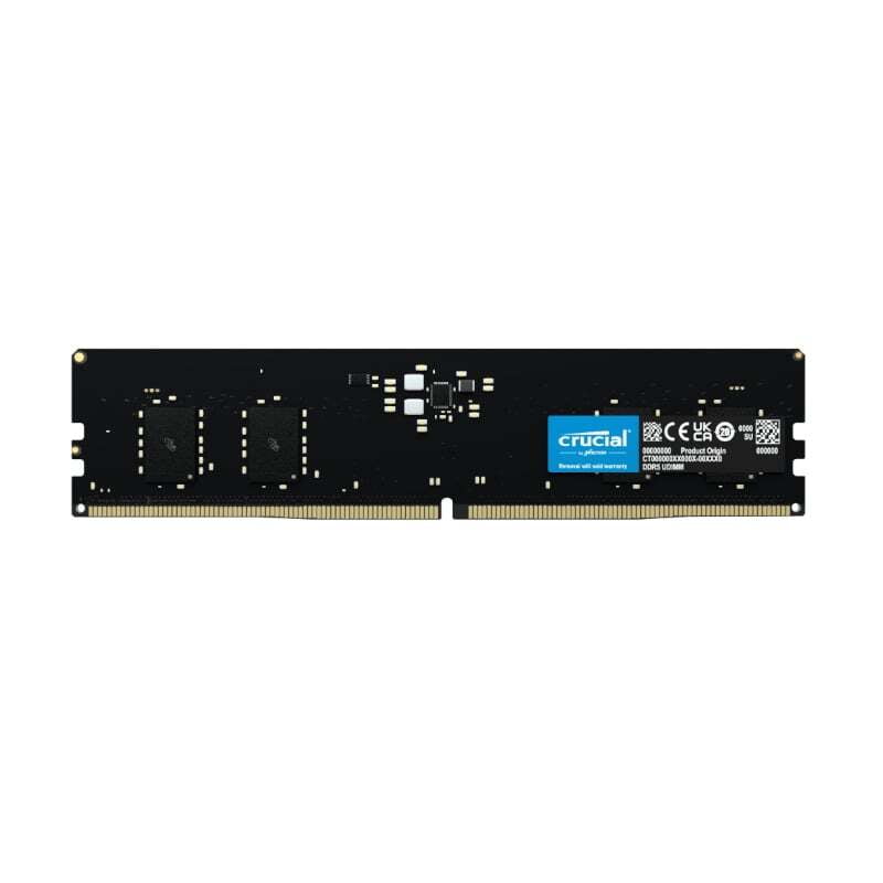 CT8G48C40U5 Crucial 8GB 4800MHz DDR5 Desktop Memory CT8G48C40U5 Crucial 8GB 4800MHz DDR5 Desktop Memory