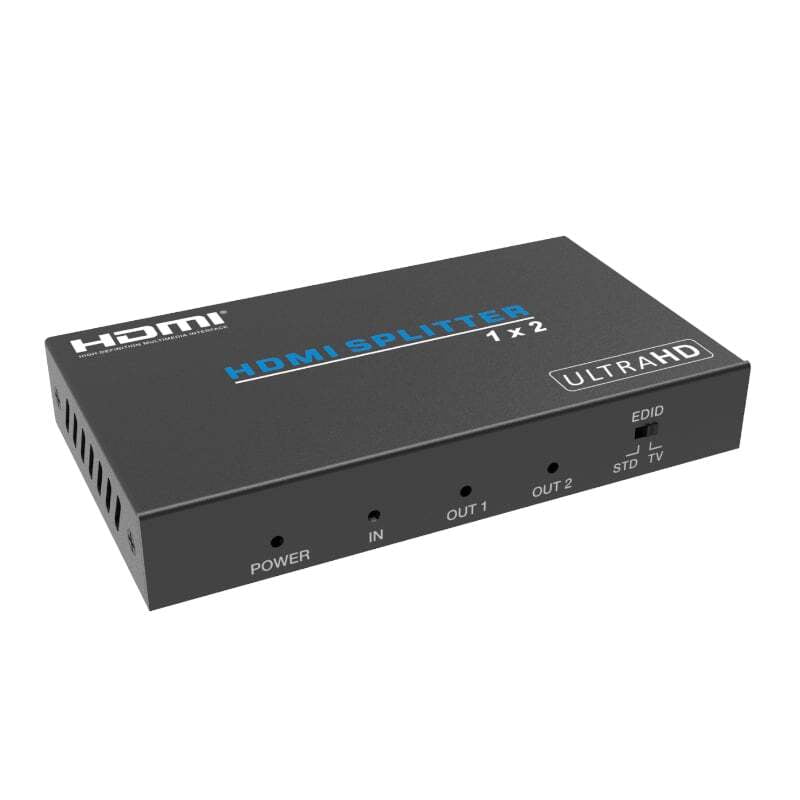 HDVB12IH HDCVT 12 HDMI 2.0 Splitter Supports HDCP 2.0 EDID and HDR