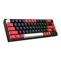 RDK631RGBPROBRW REDRAGON Castor Pro 68Key Wireless Red|Black|White KeyCap Bluetooth RGB Red Switch  Black|Red