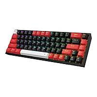 RDK631RGBPROBRW REDRAGON Castor Pro 68Key Wireless Red|Black|White KeyCap Bluetooth RGB Red Switch  Black|Red