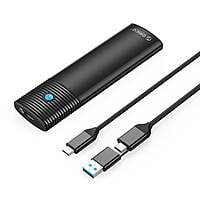 PWEM2G2BKEP ORICO TypeC M.2 NVMe/NGFF(SATA) Dual Protocol SSD Enclosure (10Gbps) | TypeC to TypeC | Ma Capac