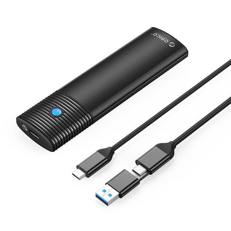 PWEM2G2BKEP ORICO TypeC M.2 NVMe/NGFF(SATA) Dual Protocol SSD Enclosure (10Gbps) | TypeC to TypeC | Ma Capac