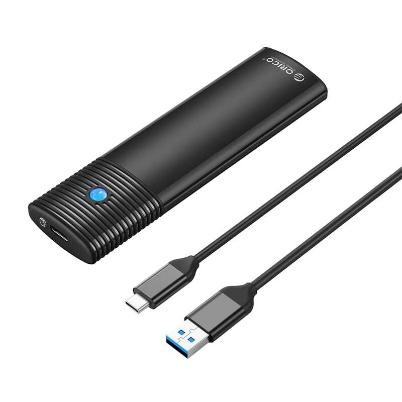 PWM2BKEP ORICO TypeC M.2 NGFF SATA SSD Enclosure (5Gbps) | USBA to Type C | Ma Capacity 4TB| BKey/ BandM PWM2BKEP ORICO TypeC M.2 NGFF SATA SSD Enclosure (5Gbps) | USBA to Type C | Ma Capacity 4TB| BKey/ BandM