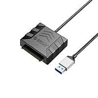 UTS13AD05EUBKBP ORICO USB to SATA Adapter with 12V2A Power Adapter | USB 3.0 to SATA with 12V Power Adapter | Includ