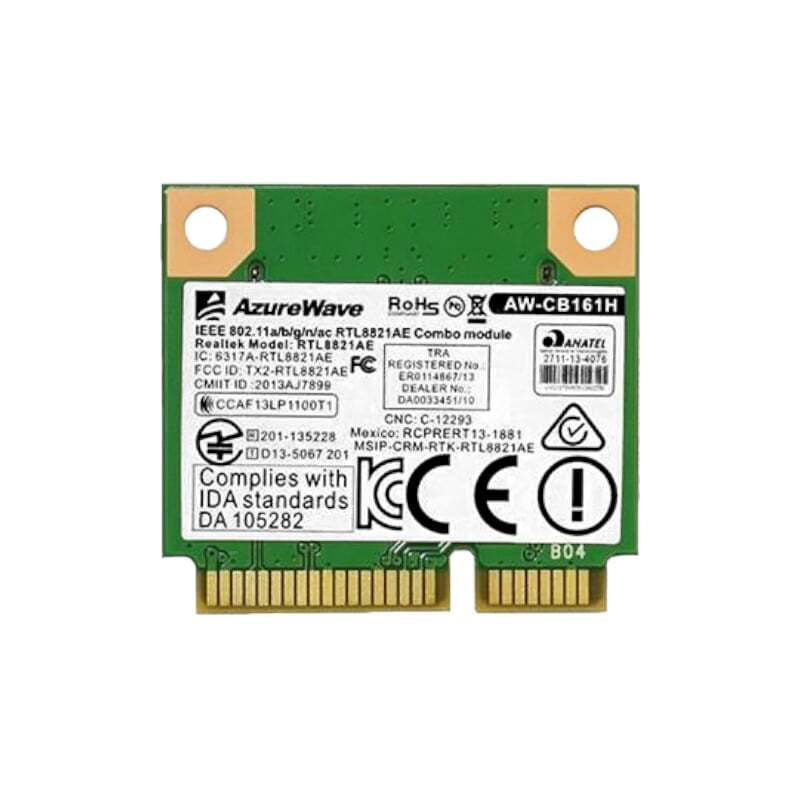 AWCB161H Giada Wireless 802.11ac Mini PCIe F200F202I39BI58BI59UD67F103DF110DF105DF301F302P216G302G330I80