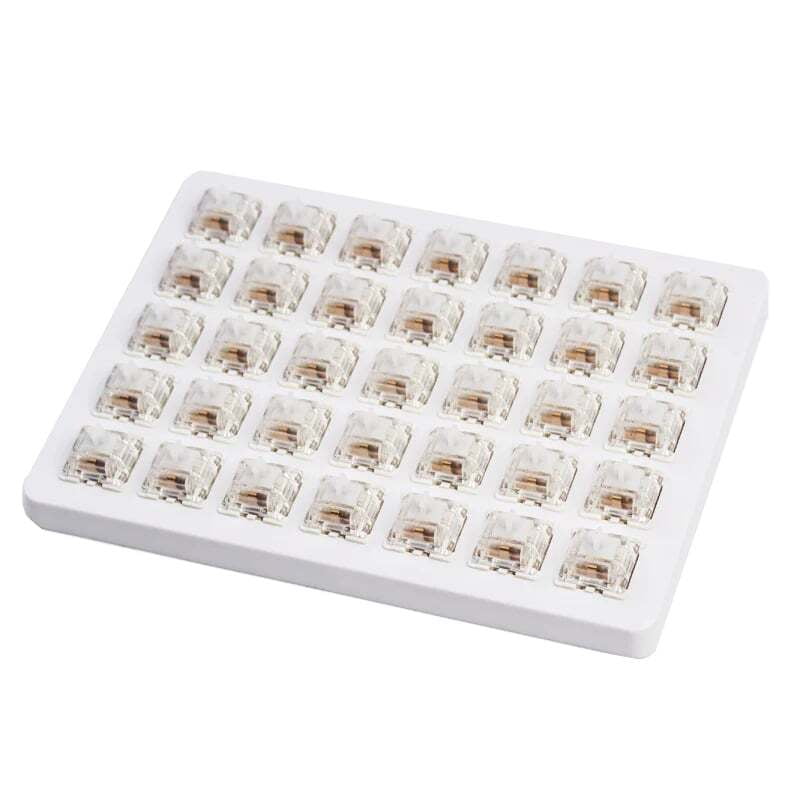 G17 Keychron White Gateron G Pro Switches TwoStage Spring 110 pcs