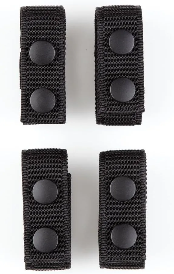 A-TAC Nylon 1-Inch Belt Keepers, 4-Pack - Aker Leather (C931-4PACK)