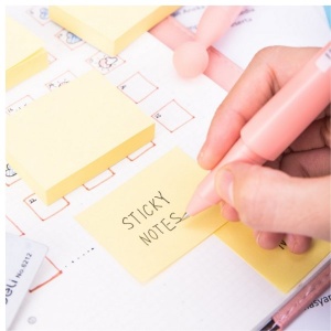 DELI A00153 STICKUP NOTES 1.5"x2" YELLOW