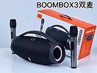 BOOMBOX X3 Dual Mic Portable Bluetooth Speaker with Bass Boost