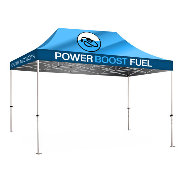 Gazebo 4.5 x 3m Dye Sub, Aluminium