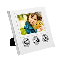 Bubble Clock with Photo Frame