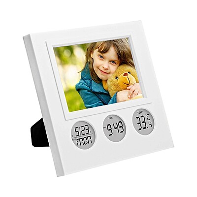 Bubble Clock with Photo Frame