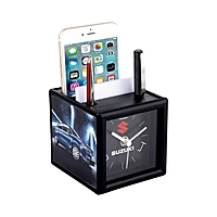 Table Clock with Pad & Mobile Holder