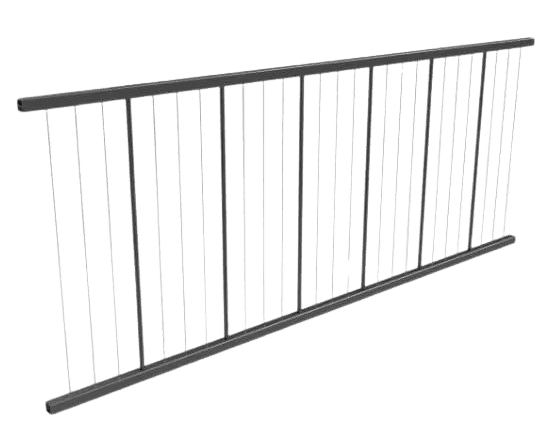 Fortress AL13 Home Vertical Cable Rail Panels Fortress AL13 Home Vertical Cable Rail Panels