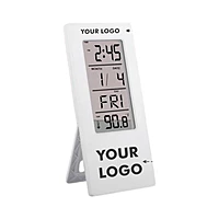 See-Through Clock with Temperature