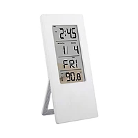 See-Through Clock with Temperature