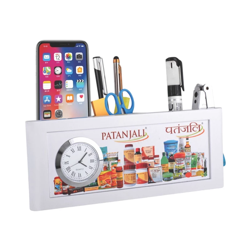 Clock with Tumbler Full Branding Area
