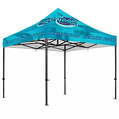 Gazebo 3 x 3m, Dye Sub, Deluxe Steel, Complete