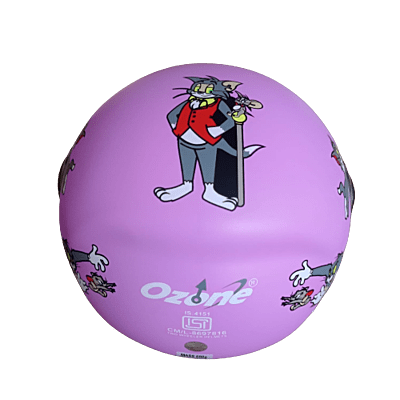 OZONE OPAL MATT PINK C/V (520 MM)-KIDS HELMET