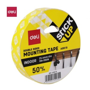 DELI A35113 MOUNTING TAPE 1" x 5 MTRS