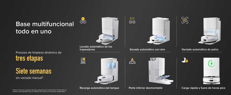 Robot Aspiradora y Trapeador, 8000 Pa Fuerte SuccióN