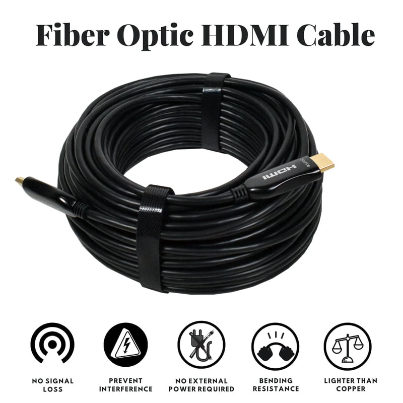 HDMI Over Fiber Cord 100 Ft HDMI Over Fiber Cord 100 Ft