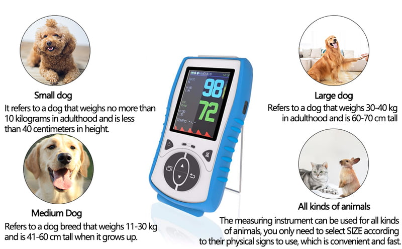 Oxímetro de Pulso de Mano con Sensor