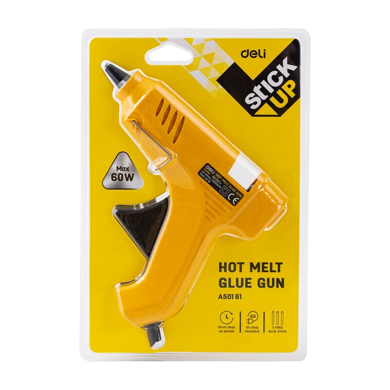 DELI A50161 HOT MELT GLUE GUN 60W FOR 11MM