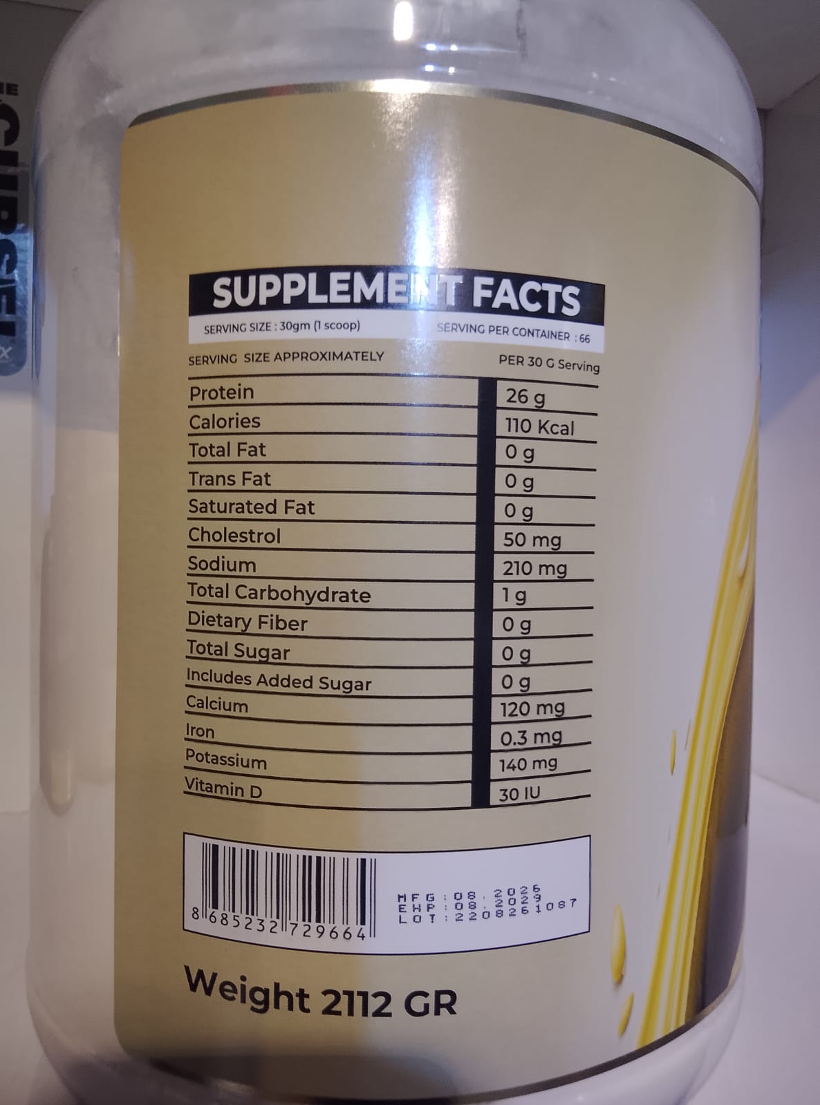 Vortexx Isolate Advanced Protein 2.1kg | ايزوليت بروتين فورتكس