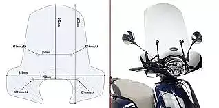 KAPPA KYMCO SCREEN TRANSPARENT 6109AK - LIKE 50 / 125 / 200 I (06-16)