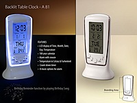 Backlit Table Clock