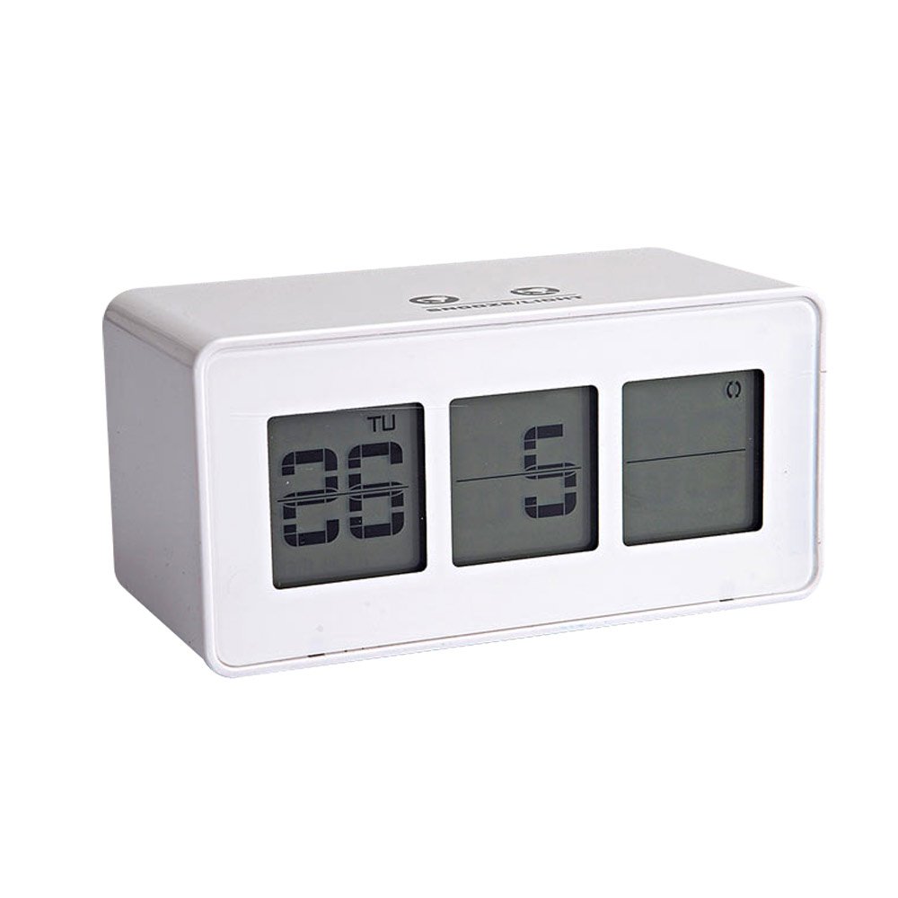 Flip Display Clock With Touch Light / Snooze Function