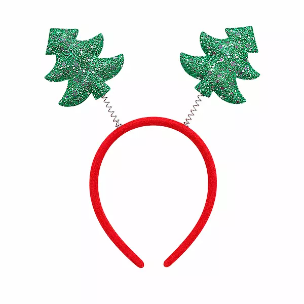 Christmas Tree Hairband Glitter Festive Headband Party Accessory for kids